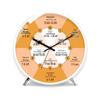 Ziwu Liuzhu Traditional Chinese Medicine Silent Desk Clock for Spa and Living Room