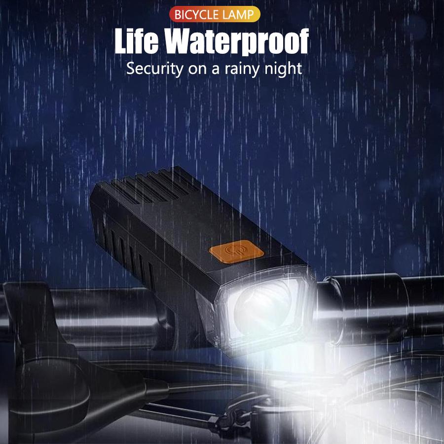 Bicycle Lights Headlights Night Running Light Rechargeable Waterproof Outdoor Cycling Lamp Bicycle Equipment Bicycle Accessories