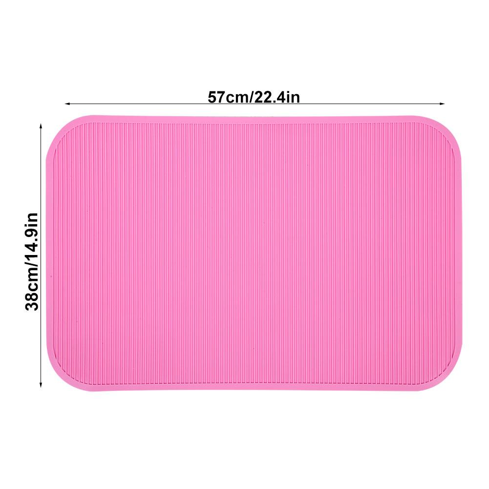 57x38cm Non Slip Rubber Mat for Pet Grooming Bathing Training Table Easy to Clean Non Slip Mat