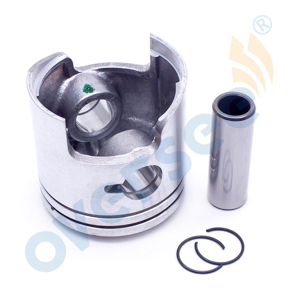Oversee Piston Assy 3B2-00004-0 +050 For Tohatsu Outboard Motor 8-9.8HP 50.5mm 3B2-00004-1 3B2-00004 Oversize