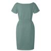 Women' S Fashion Cool Solid Color Casual Formol Party Short Sleeve Elegant Dress