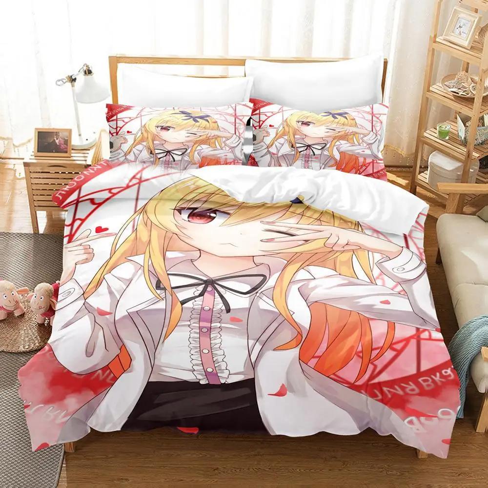 3D Аниме Арифурэта От Заурядного до Сильнейшего в Мире Постельный Комплект Пододеяльник Покрывало Наволочка Одеяло Кинг Квин Размер