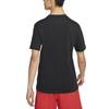 Nike Тренировочная футболка с короткими рукавами Dri-FIT с буквенным принтом, мужские топы, черные FD0135-010