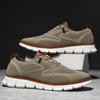 Fashion New Men's Sneakers Light Breathable Casual Flat Shoes Outdoor Fashion Comfortable Dress Shoes Anti-Slip Sports Walking Shoes