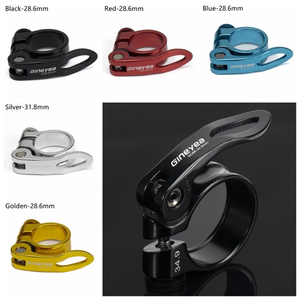 Quick Release Bike Seat Clamp 28.6mm 31.8mm 34.9mm Bicycle Seatpost Clamp  Cycling Accessories