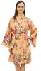 Bimba Women's Full Sleeve Kimono Robe With Belt Floral Print Cover Up