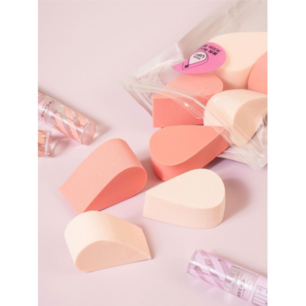 Daiso Water Drop Single Sided Puff Set Of 8