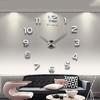 Modern Super Large Size Metal Analog Indoor Wall Clock Living Room Cafe Decor