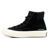 1970s Chuck Taylor All Star Comfortable and Versatile Daily High-Top Canvas Shoes Unisex Black