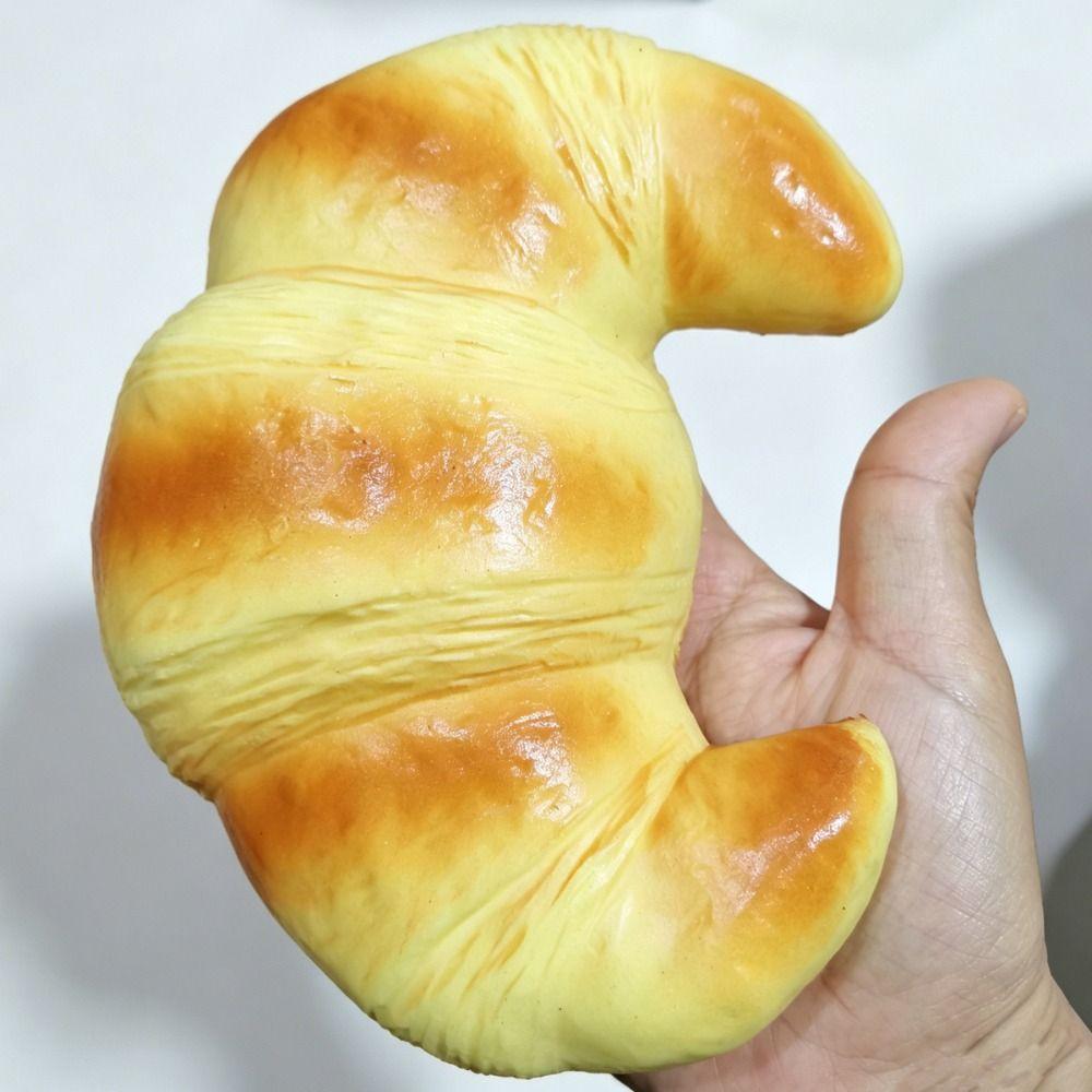 Slow Rising Bread Squishy Toy Hand Relaxing Sensory Fidget Cake Squishy Croissant Children Gift