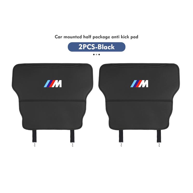 WCHT7 Car Seat Backrest Anti Kick Pad Rear Seat Storage Bag Accessories For BMW E93 F10 F20 F30 F40 F15 F25 F26 F31 F49 F86 M3 M5 X3
