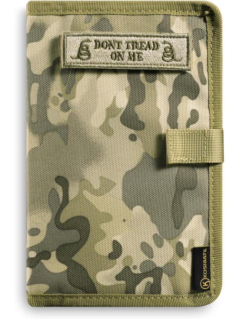 Трансграничный тактический блокнот A5 на кольцах для улицы с защитной обложкой