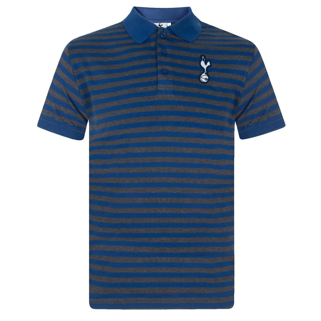 Tottenham Hotspur FC Mens Stripe Polo Shirt
