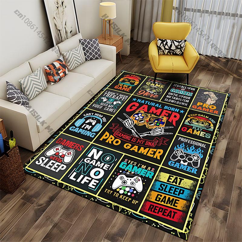 Gaming passion dedication and lifestyle carpet Yoga living room room decor children's crawling mat doormat area rug