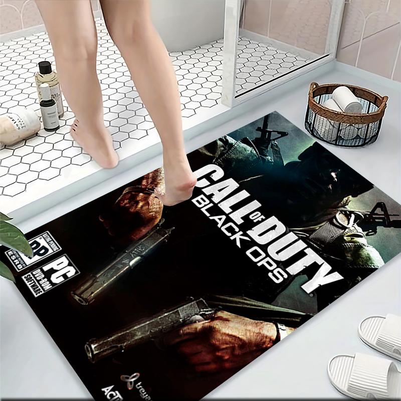 Call Duty Black Ops Carpet Rug Soft Washable Anti Slip Home Living Room Sofa Mats Personalized Christmas Rug