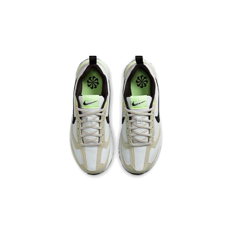 Nike Air Max Dawn GS Light Bone Barely Volt Kids Sneakers White Black DH3157-107