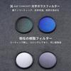 Concept 72mm Lens Filter Set PL Polarizing Filter UV Protection Filter Lens Cap Cleaning Cloth Filter Case Optical Glass 18 Layer Nano Coating K&F + +