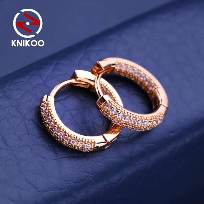 KNIKOO Clip Earrings For Women Cubic Zirconia Fashion Flower Stud Earrings Jewelry For Wedding Party Gifts