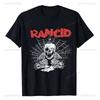 Американский мультяшный рок Уникальная музыка Панк Rancid Череп Уличный хулиган Короткий рукав Харадзюку Вентилируемая Повседневная Новый стиль Принтованная футболка
