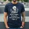 ROCK PAPER SCIOSSOR | SKELETON ROCK | NOVELTY | SKELET | MEN'S T-shirt TEE TOP
