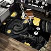1pc Starry Night Cat Office Chair Mat - Non-Slip Carpet for Desk, Festive Gift Idea, Suitable for Home Decor, Living Room, Bedroom, Game Room.P082
