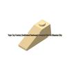 1x3 Long Slope Brick Compatible with LEGO 4286, Small Particle DIY Educational Building Block Accessory