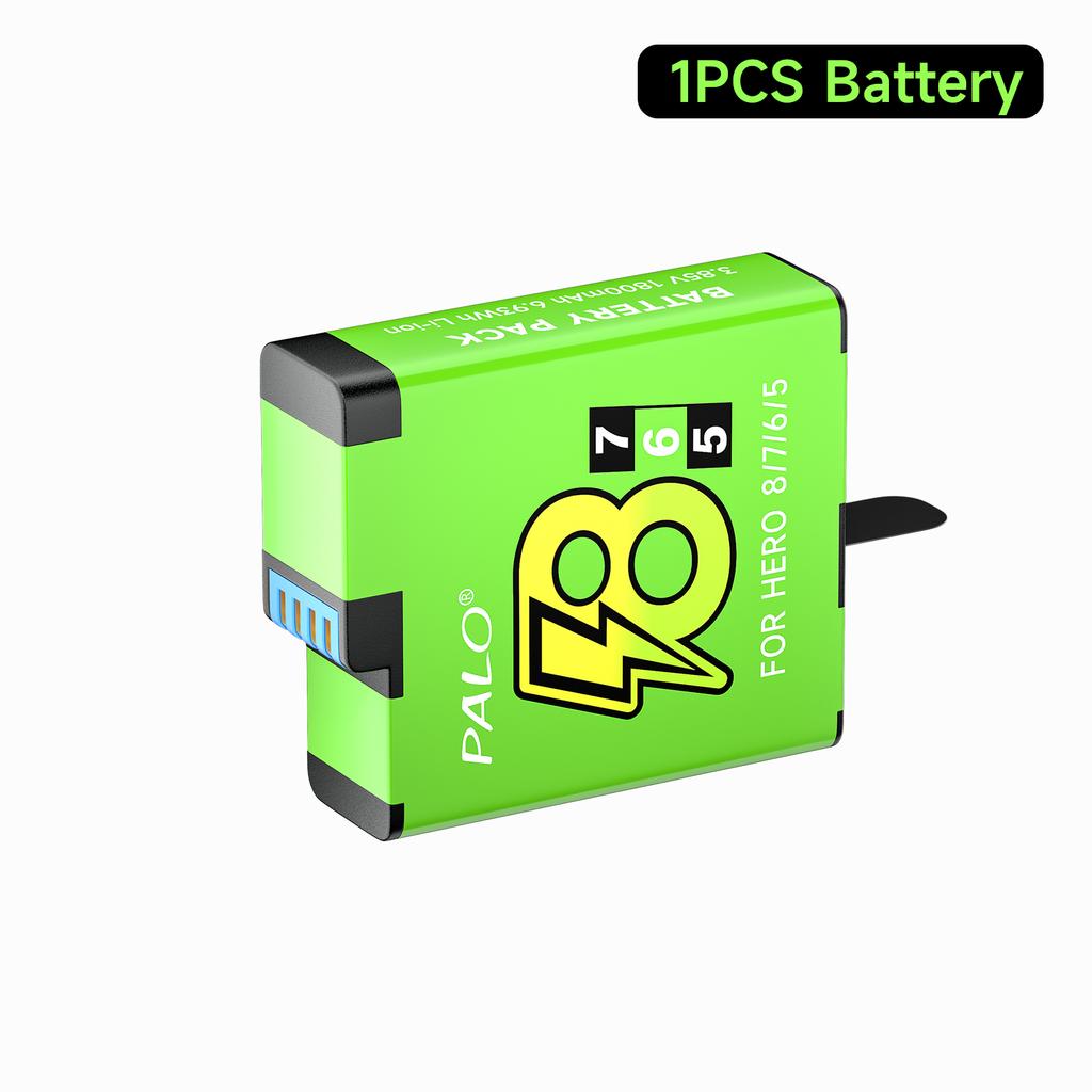 Для аккумулятора GoPro 8 7 5 6+4-солнечный светодиодный фонарик, зарядное устройство, ящик для хранения с usb-кабелем для камеры Gopro Hero 8 7 hero 5 HERO 6