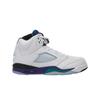 Мужские кроссовки Air 5 Retro Grape 2025 Белые/Ново-Изумрудные/Виноградный Лед HQ7978-100