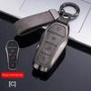 Key Case Cover for BYD Song Plus Atto 3 Han EV Tang DM Qin Seal Dolphin Leather Metal Remote Fob Holder Keychain Car Accessories