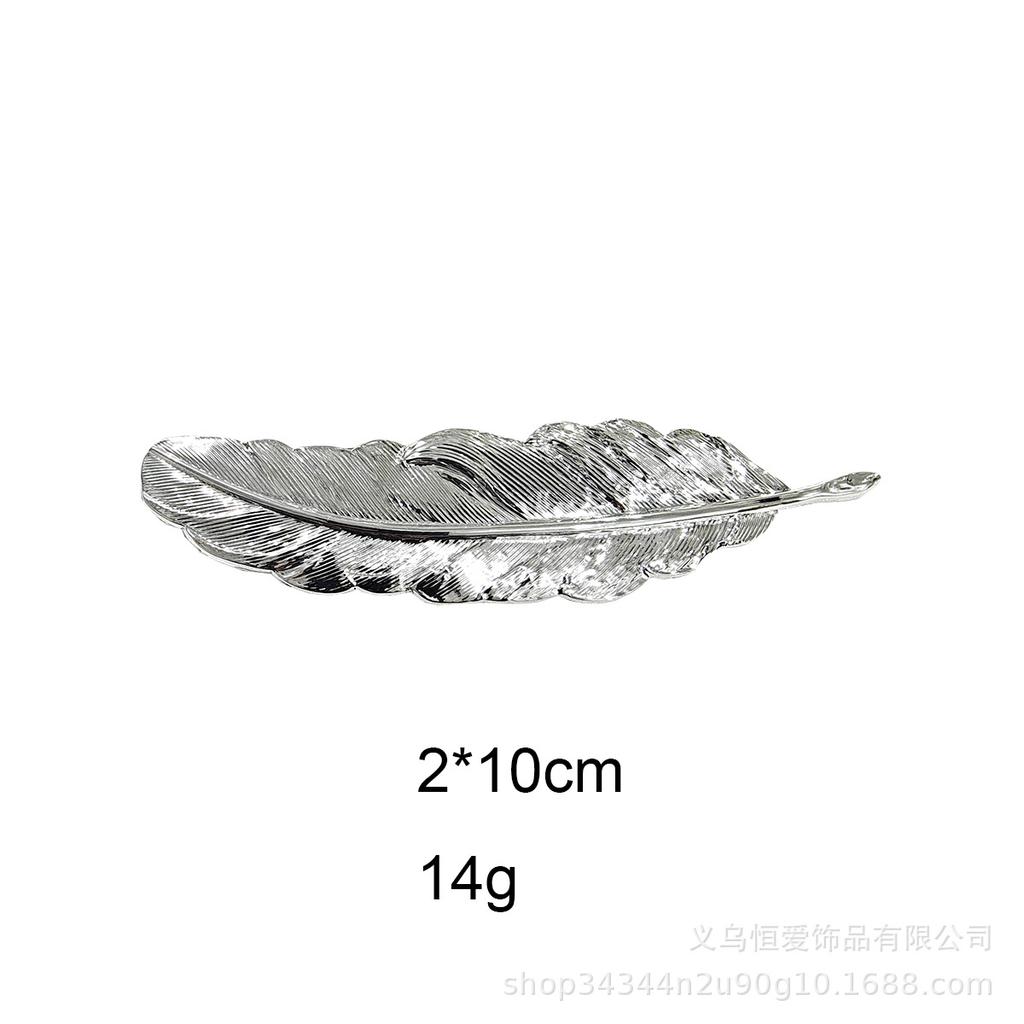 Women's European American Minimalist Style butterfly Hair Clip Textured Electroplated Metal Surface Versatile Spring Clip Hair