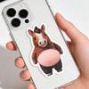 Милые 3D наклейки с лошадьми, самоклеящиеся декали, декоративная наклейка для ноутбука, мягкая 3D наклейка на живот для дневников, принадлежности для рукоделия, декор