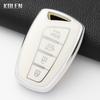 Модный ТПУ Чехол для Автомобильного Ключа Для Hyundai Grandeur Hg Седан Genesis G80 Santa Fe 3Dm Grand Santafe Ix45 Equus Azera Оболочка