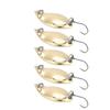 20PCS Metal Fishing Spoons with Single Hook Wobbler Baits Spoon Fishing Lures  Freshwater Fishing
