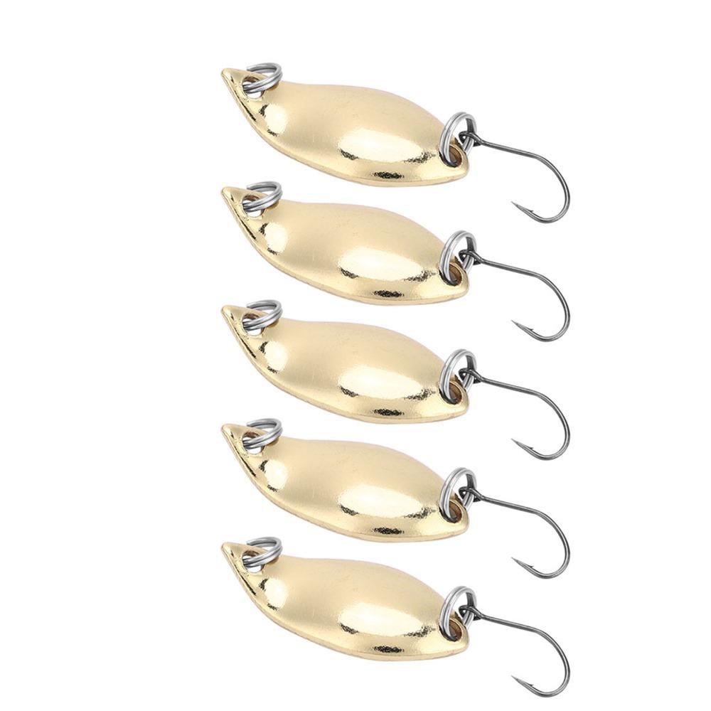 20PCS Metal Fishing Spoons with Single Hook Wobbler Baits Spoon Fishing Lures Freshwater Fishing