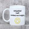 Oriental - cat mug, cheerful mug for a dog lover, personalized gift from the Art-Dog brand
