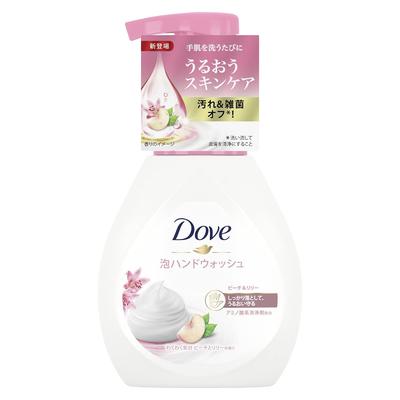 Dove Пенка для мытья рук, Персик и Лилия, 240 мл