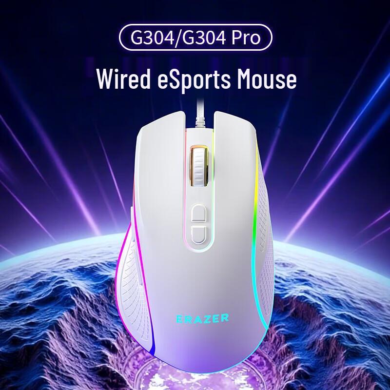 Lenovo G304 Эргономичная проводная игровая мышь