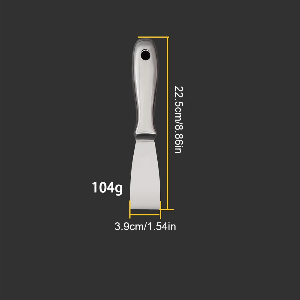 One-Piece Stainless Steel Putty Knife Spackle Tool Putty Scraper Spatula Scraper for Floor Wall Ceramic Tile Grout