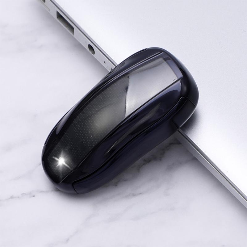 TPU+ПК Чехол для ключа для Tesla Model3 Умный Всевключающий Чехол для ключа автомобиля Чехол для ключа автомобиля Защитный чехол