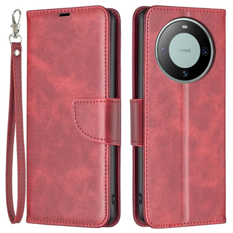 For Huawei Mate 60 Book Style Phone Wallet Case Textured PU Leather Stand Phone Cover