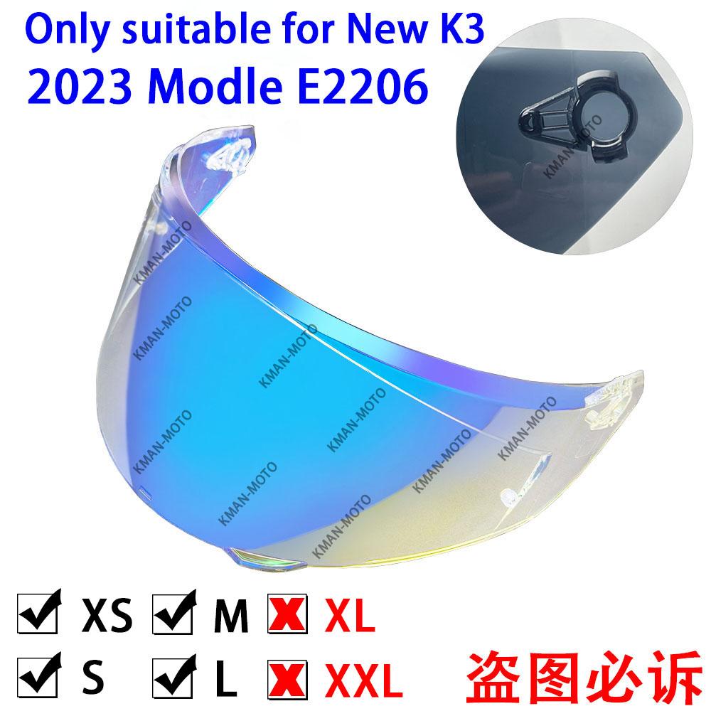 Helmet Visor for AGV K3 Shield New Model E2206 Old K3 K4 Motorcycle Helmet Glasses Motorbike Helmet Lens Motorcycle AccessoriesSpeed Sensors 6