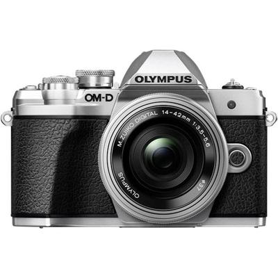 OLYMPUS Беззеркальная однообъективная камера MarkIII EZ Double Zoom Kit Silver OM-D E-M10