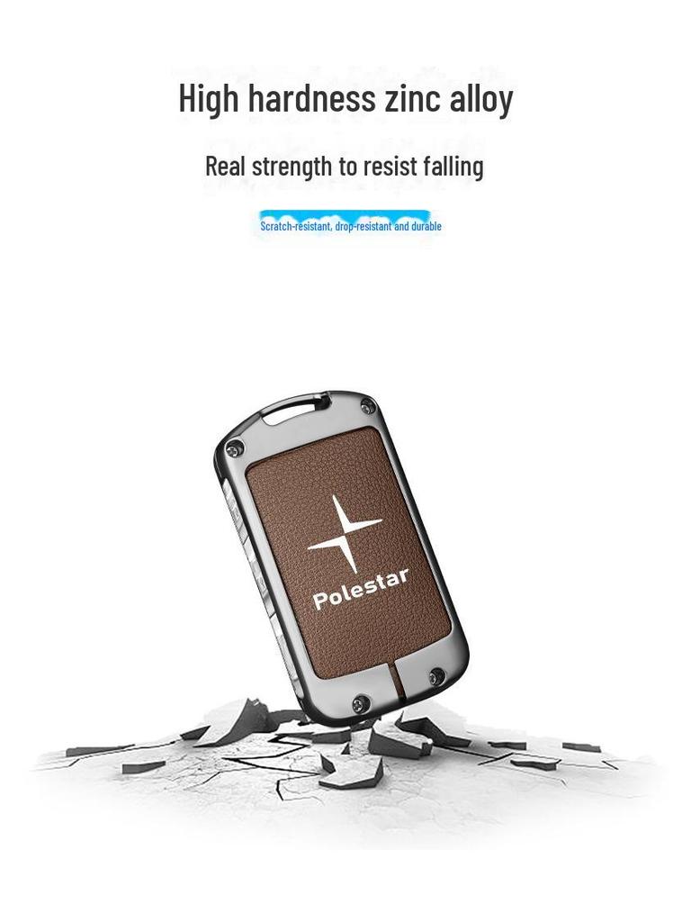 Чехол для ключа Polestar 2 для одного и двух двигателей, стандартный корпус дальнего действия с простой пряжкой для Polestar 1.