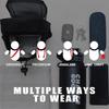 High-End Portable Crossbody Fitness Bag with Magnetic Water Bottle Holder