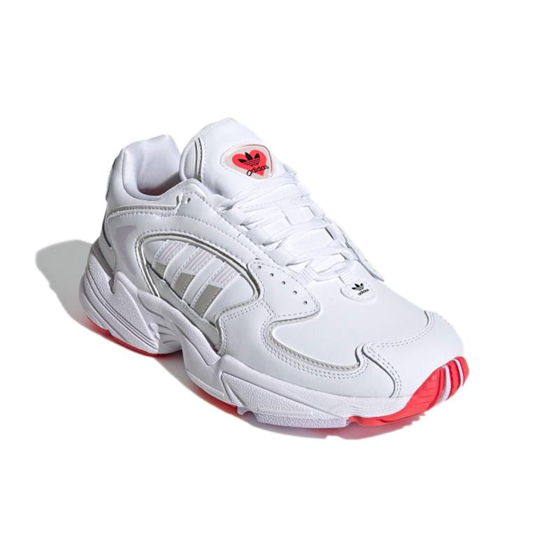 Adidas Оригинальные Falcon 2000 Синтетическая кожа Сетка Повседневные Легкие Низкие Кроссовки для образа жизни Женские кроссовки Белый Серый EG5475
