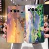 Genshin Impact Landscape Phone Case For Google Pixel 8 7 6 Pro 6A 7A 5G Soft Silicone Shockproof TPU Black Cover TPU Fundas