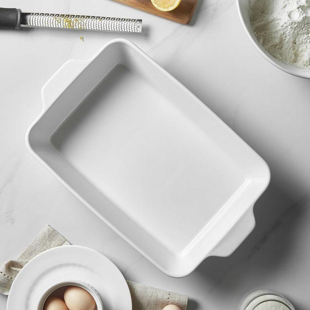 Прямоугольная форма для выпечки Углубленная форма для лазаньи Форма для запеканки Керамический противень для выпечки Духовка