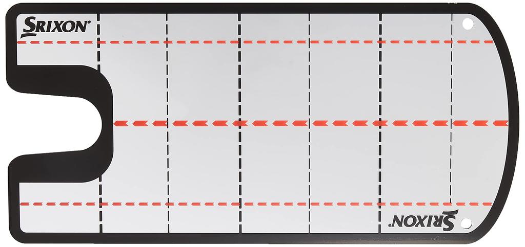 DUNLOP SRIXON Putting Mirror Mat GGF-38111, Black, 310 X 147mm