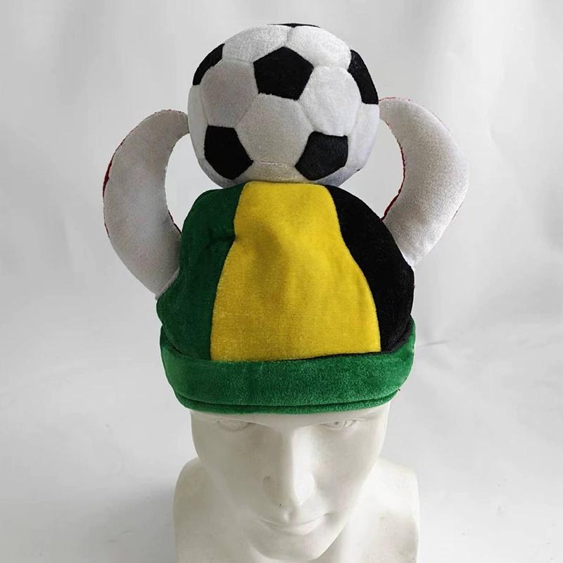 Football Soccer Fans Cap Funny Hat for Women Mens Football Headdress Cheerleading Party Sports Favors Cheering Hat Party Props