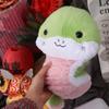 Пушистая маленькая змейка плюшевая игрушка коллекция мультфильм плюшевая кукла животное змея плюшевая кукла автомобиль декор